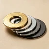Rondelle metalliche piatte grandi